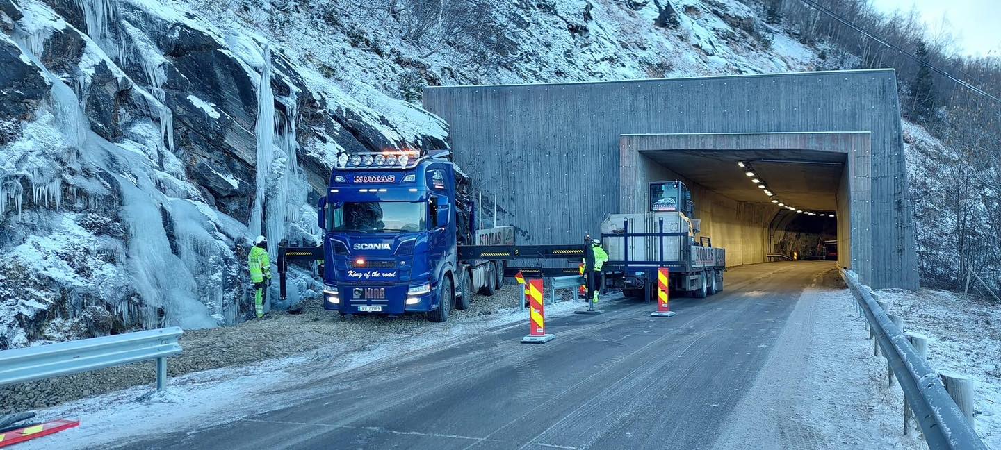 Tunneloverbygget til Enghammeren tunnel beskyttet med Glasopor
